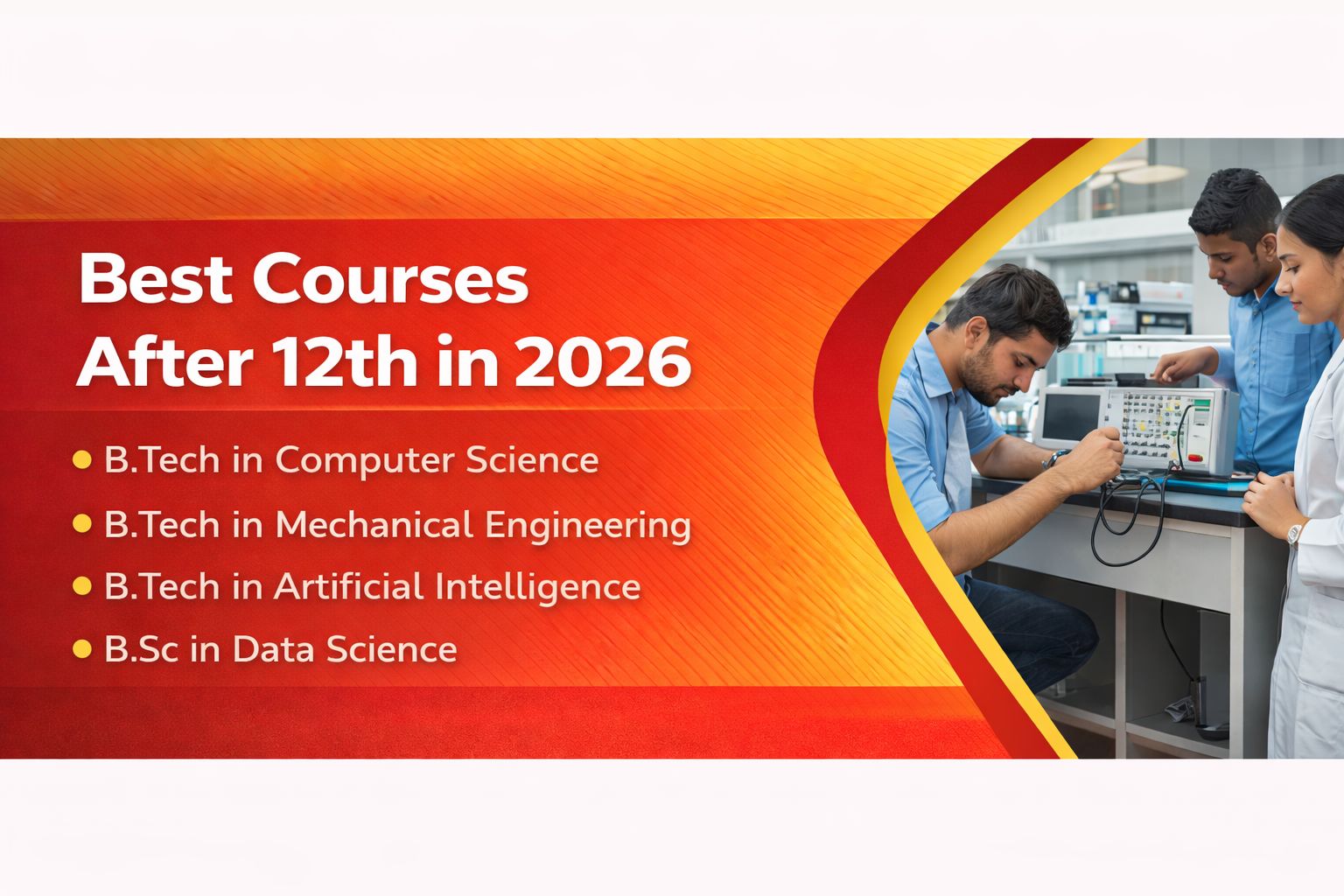 Which Course to Choose After 12th? Stream-Wise Guide 2026 | VGU Jaipur