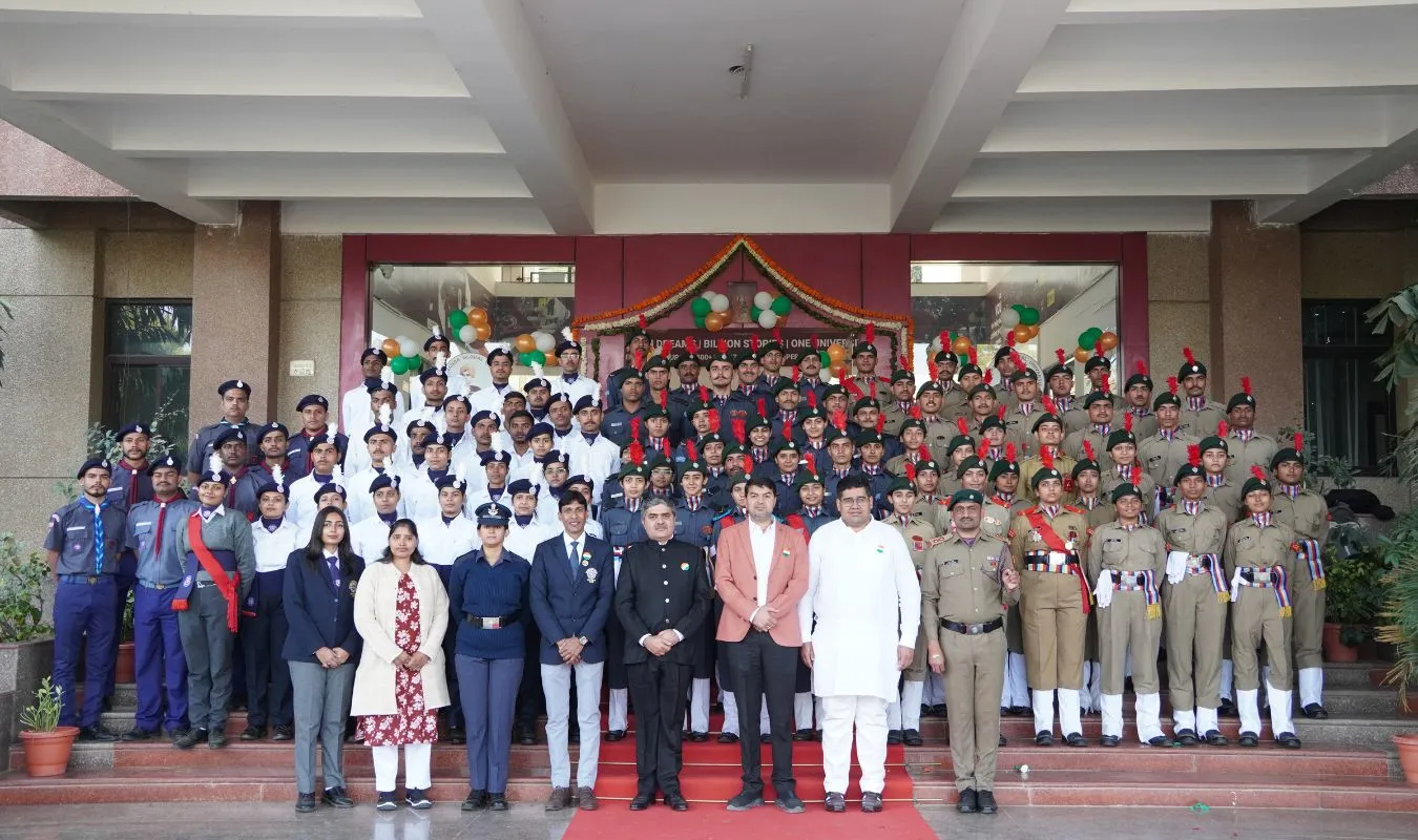 NCC at VGU Jaipur | Defense Career Training, Army & Air Wing Opportunities