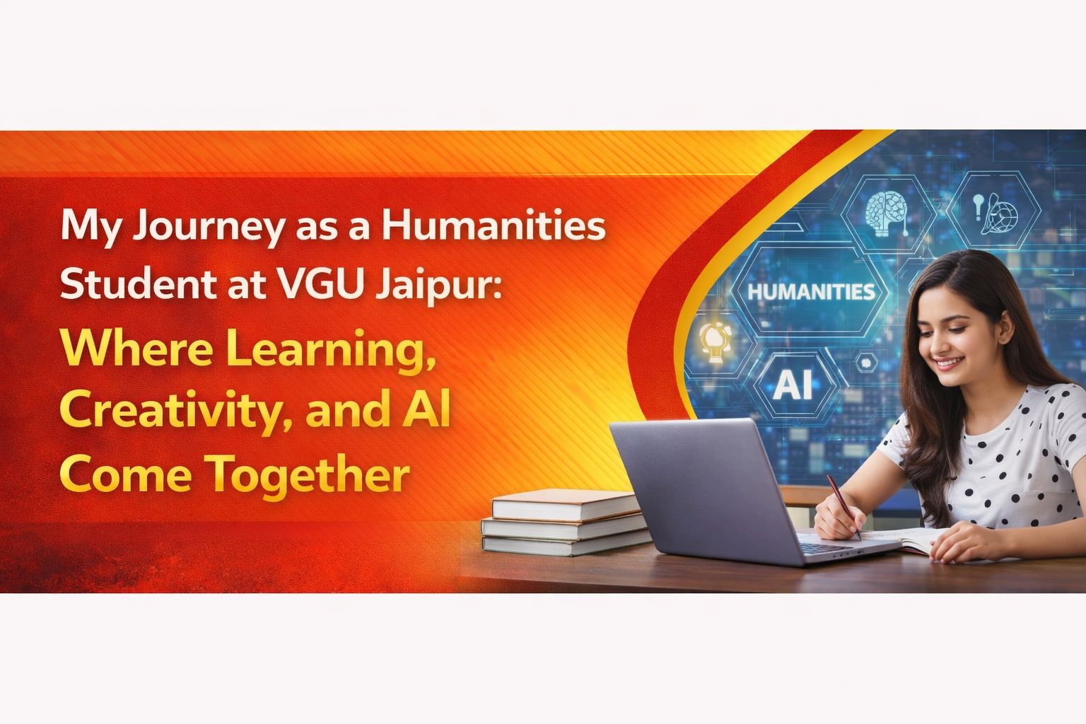 My Journey as a Humanities Student at VGU Jaipur: Where Learning, Creativity, and AI Come Together