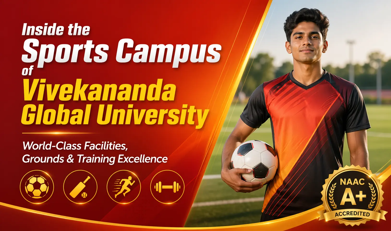 Inside the Sports Campus of Vivekananda Global University: Facilities, Grounds & Training